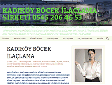 Tablet Screenshot of kadikoybocekilaclama.net